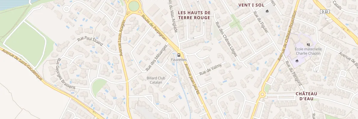 Plan du 87 Av Jean Jaurès à Cabestany