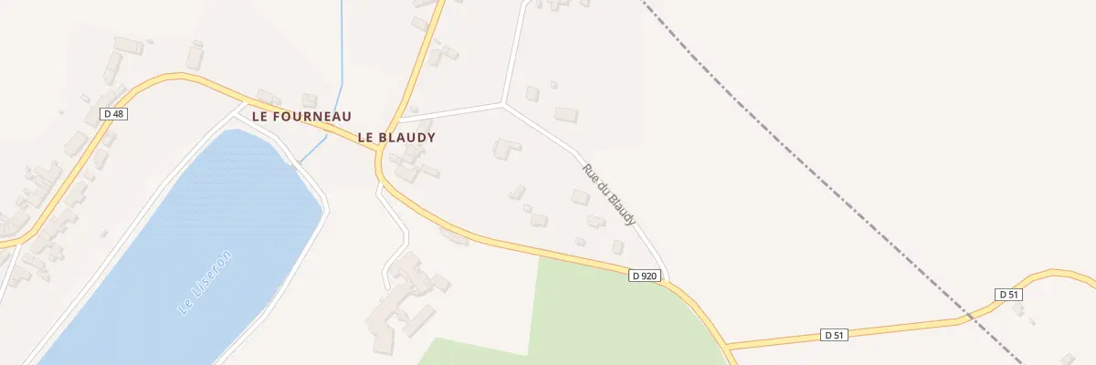 Plan du 6 Rue du Blaudy à Précy
