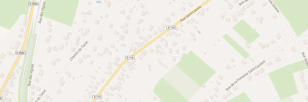 Plan du 54 Rue St Lazare à Cosne-Cours-sur-Loire
