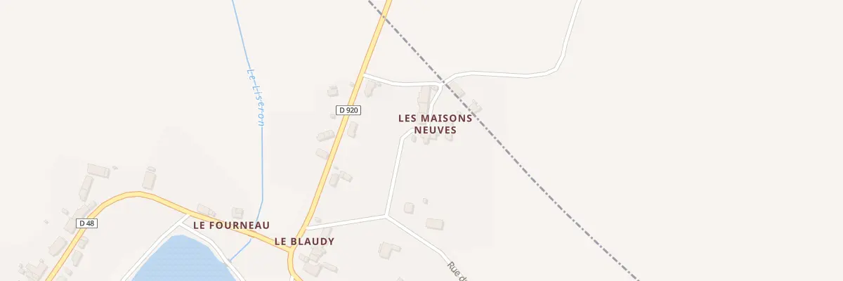 Plan du 13 Rue des Maisons Neuves à Précy