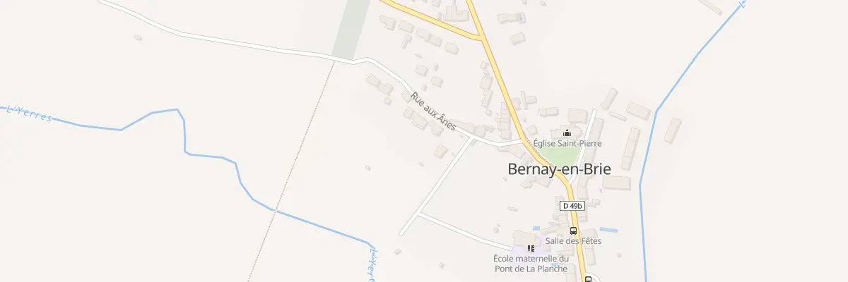 Plan du 5 Rue aux Anes à Bernay-Vilbert
