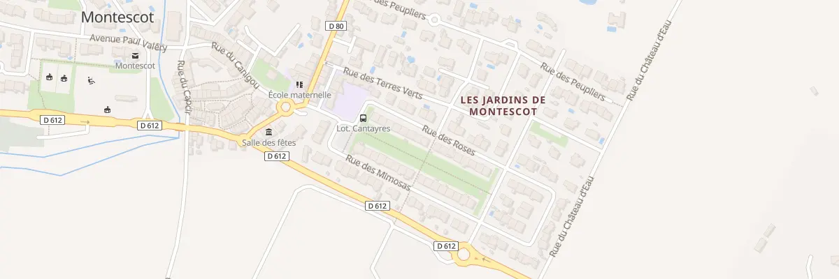 Plan du 13 Rue des Roses à Montescot