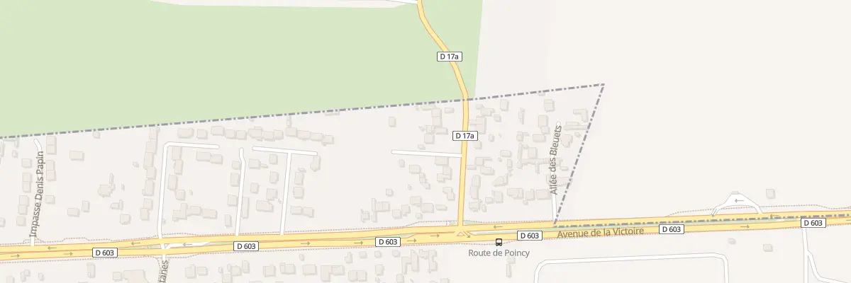 Plan du 15 Rte de Poincy à Meaux