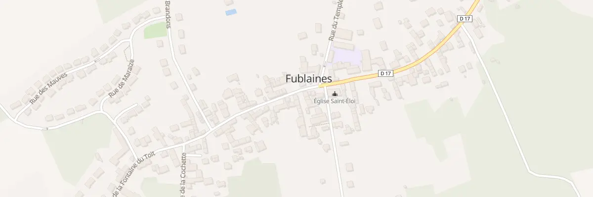 Plan du 11 Rue de la Fontaine du Toit à Fublaines