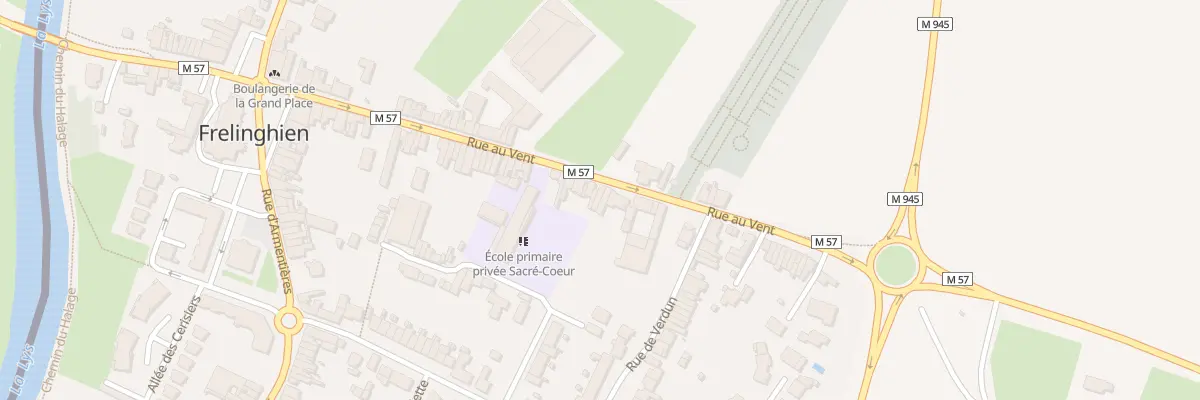 Plan du 71 Rue au Vent à Frelinghien