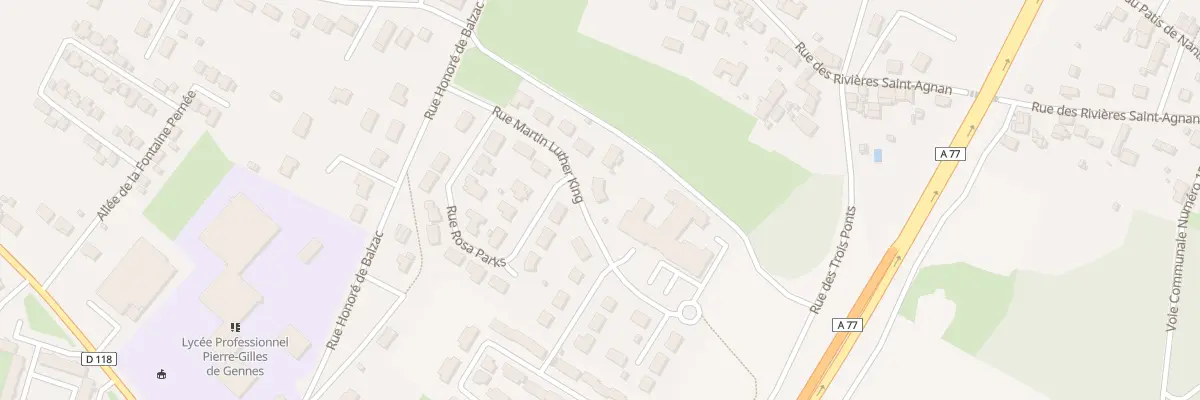 Plan du 11 Rue Martin Luther King à Cosne-Cours-sur-Loire