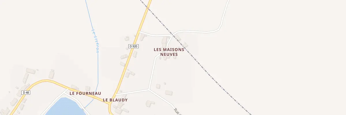 Plan du 11 Rue des Maisons Neuves à Précy