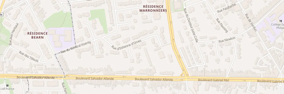 Plan du 140 Rue d’Estienne d’Orves à Hénin-Beaumont