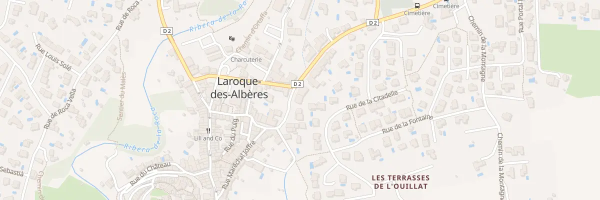 Plan du 12 Av de la Cote Vermeille à Laroque-des-Albères