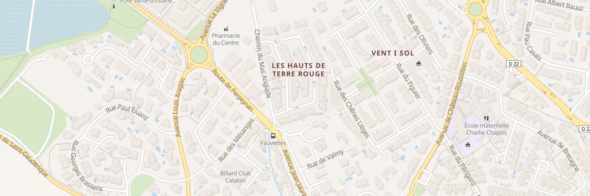 Plan du 16 Rue Josephine San Vicens à Cabestany