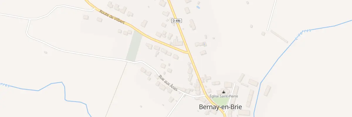 Plan du 1 Rte de Vilbert à Bernay-Vilbert