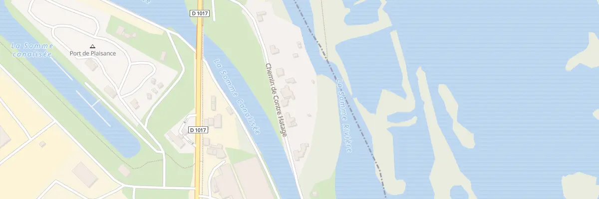 Plan du 11 Vc du Canal à Péronne