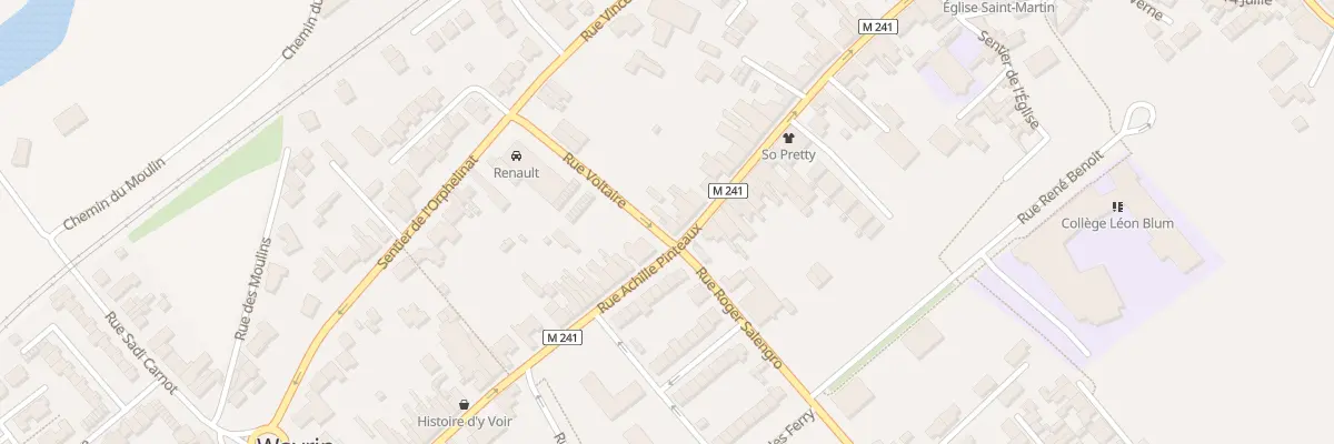Plan du 93 Rue Achille Pinteaux à Wavrin