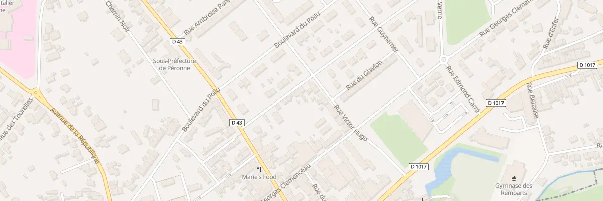Plan du 14 Rue du Général Leclerc à Péronne