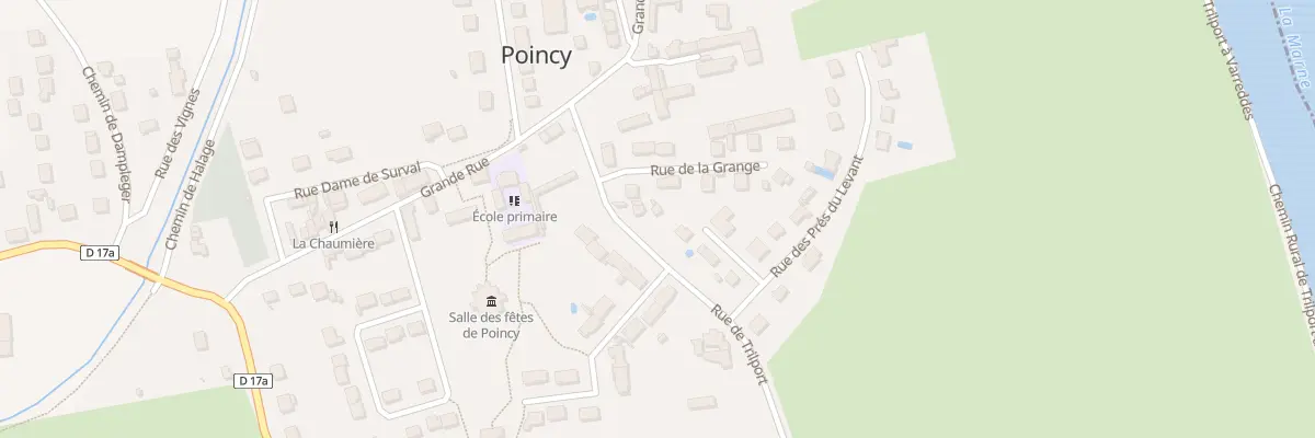Plan du 9 Rue de Trilport à Poincy