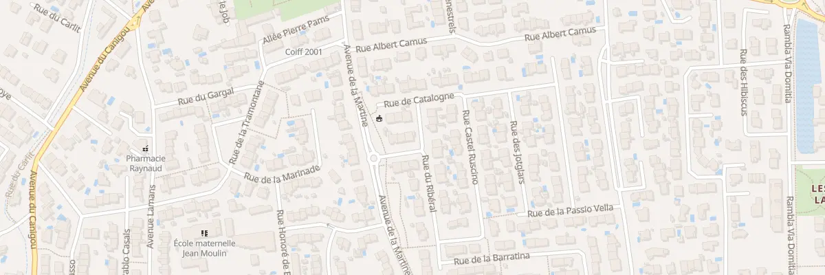 Plan du 6 Rue du Riberal à Bompas