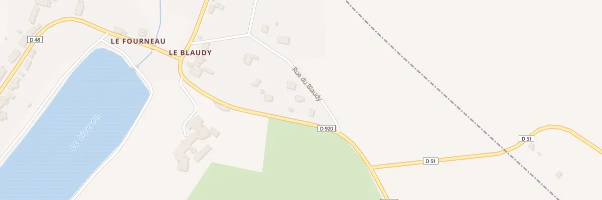 Plan du 10 Rue du Blaudy à Précy