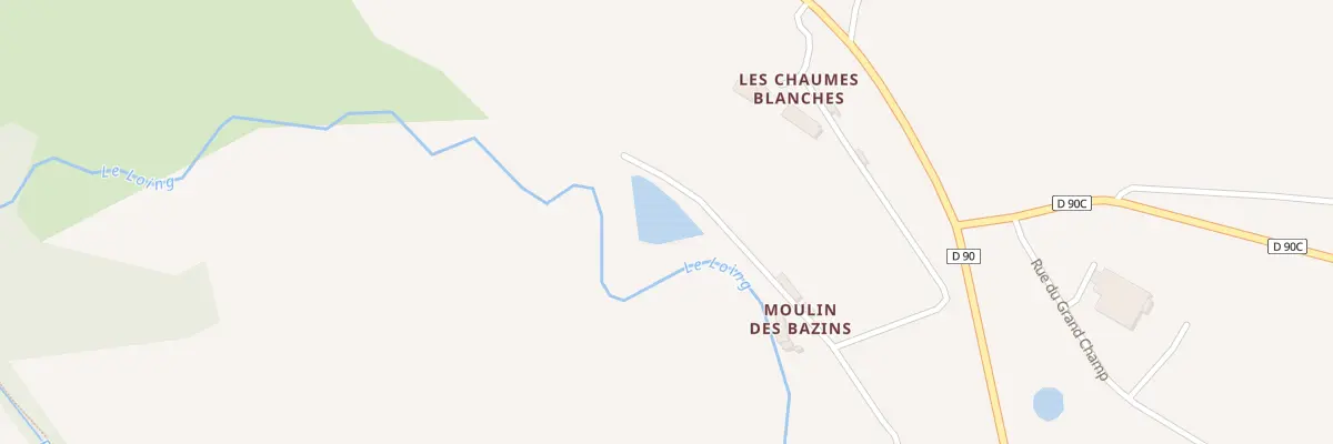 Plan du 582 Moulin des Bazins à Bléneau