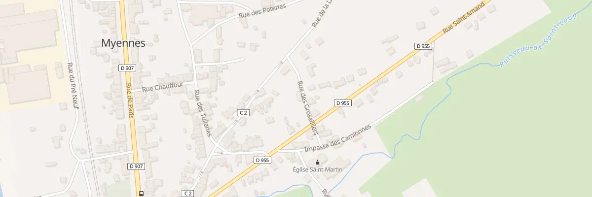 Plan du 4 Rue des Groseilliers à Myennes