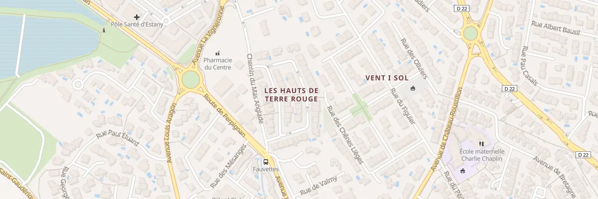 Plan du 24 Rue Josephine San Vicens à Cabestany