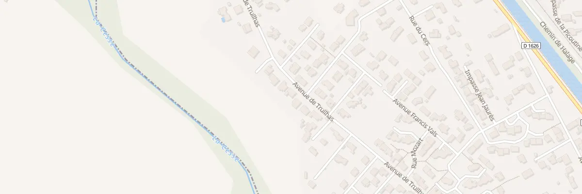 Plan du 553 Av de Truilhas à Sallèles-d’Aude