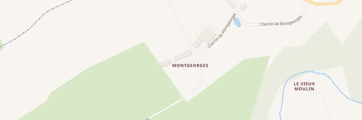 Plan du 418 Che de Montgeorges à Chavenon