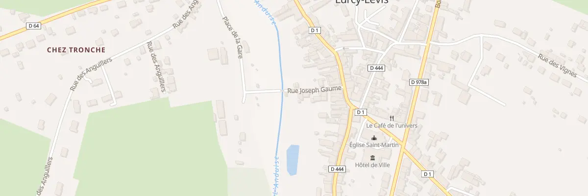 Plan du 7 Rue Joseph Gaume à Lurcy-Lévis