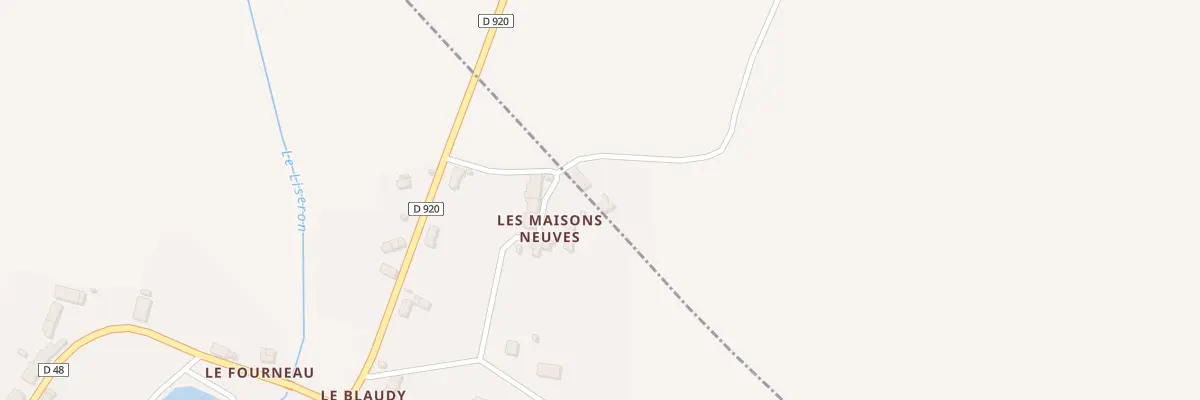 Plan du 144 Les Maisons Neuves à Jussy-le-Chaudrier