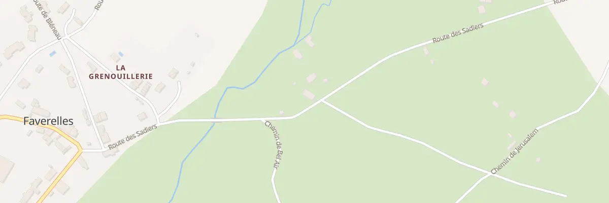 Plan du 3 Rte des Sadiers à Faverelles