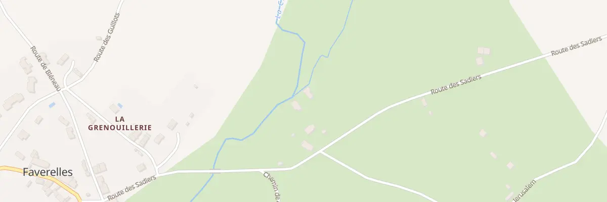 Plan du 5114 Le Bourg à Faverelles