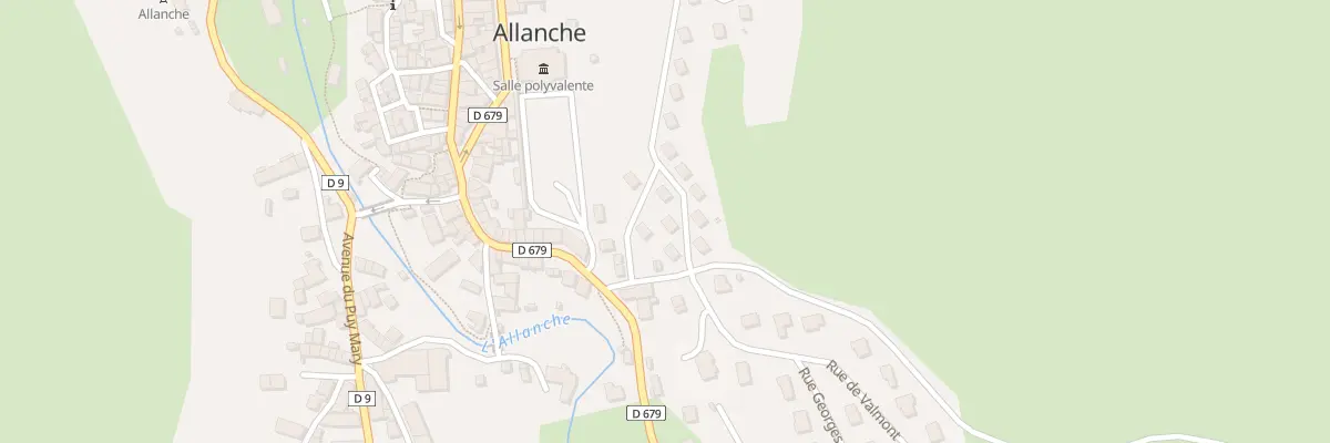 Plan du 3 Rue du Huit Mai à Allanche