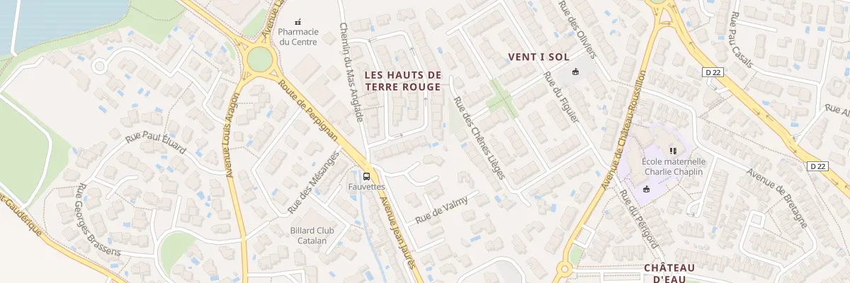 Plan du 25 Rue Josephine San Vicens à Cabestany