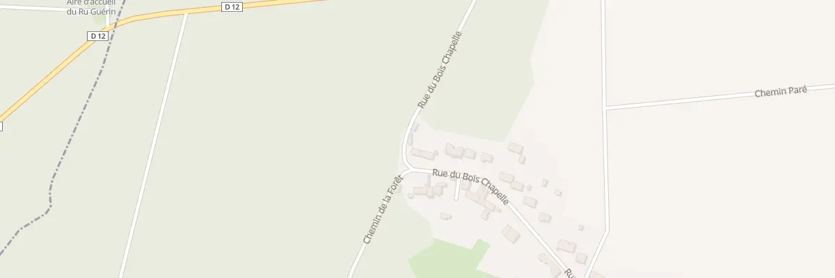 Plan du 84 Rue du Bois Chapelle à La Chapelle-Rablais