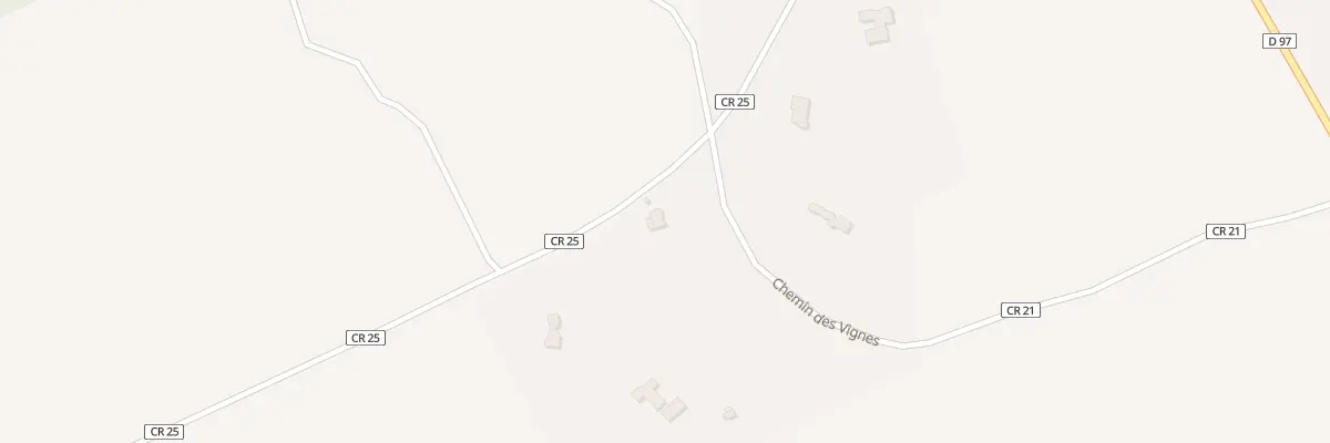 Plan du 5 Che des Vignes à Germigny-l’Évêque