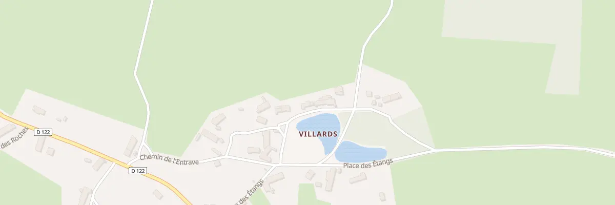 Plan du 5219 Villards à Blot-l’Église