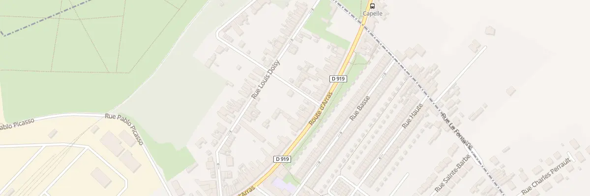 Plan du 6 Rue Arthur Loucheux à Drocourt