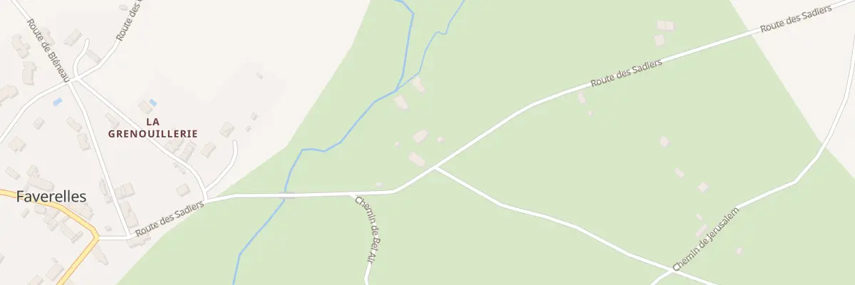 Plan du 5045 Le Bourg à Faverelles