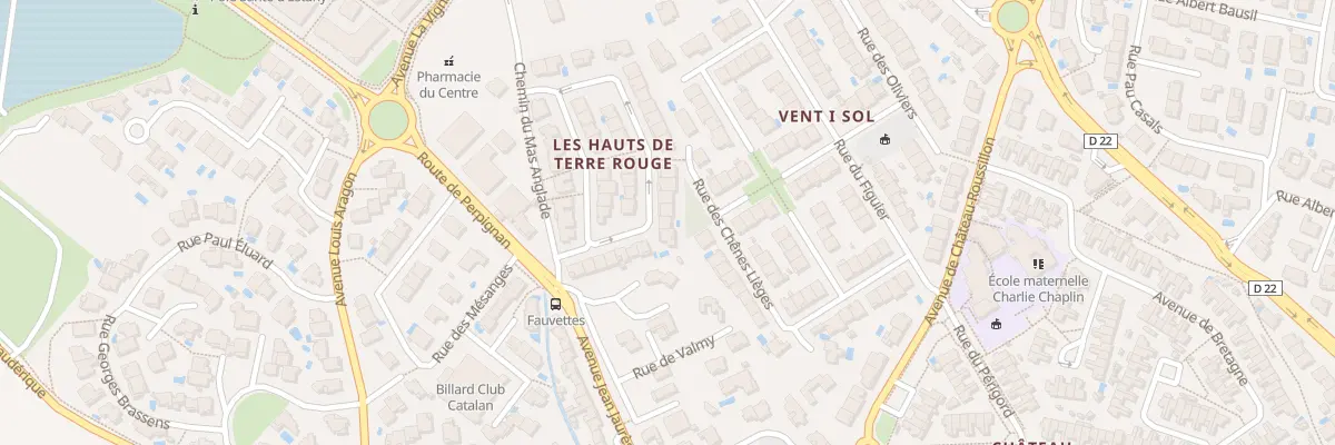 Plan du 29 Rue Josephine San Vicens à Cabestany