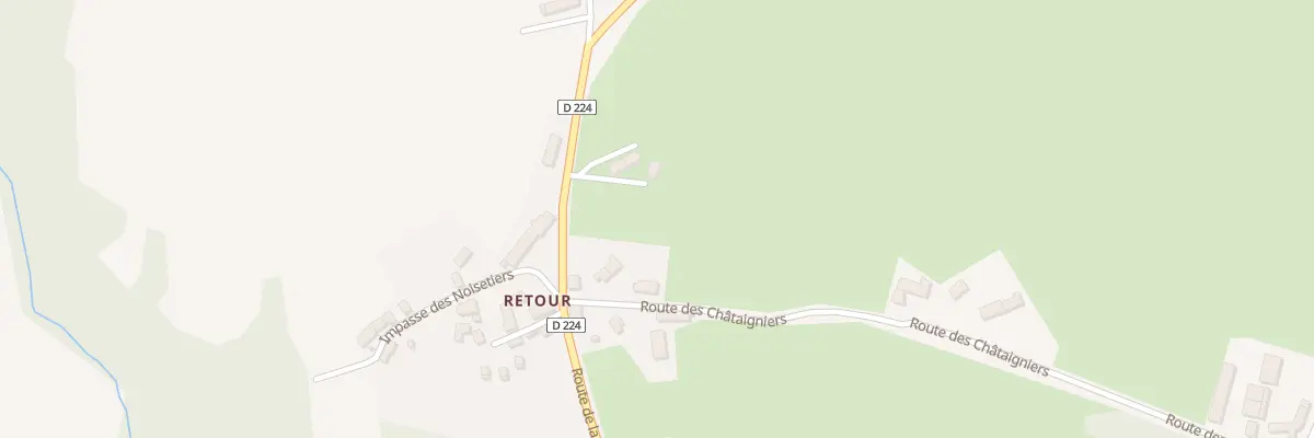 Plan du 5 Rte des Chataigniers à Échassières