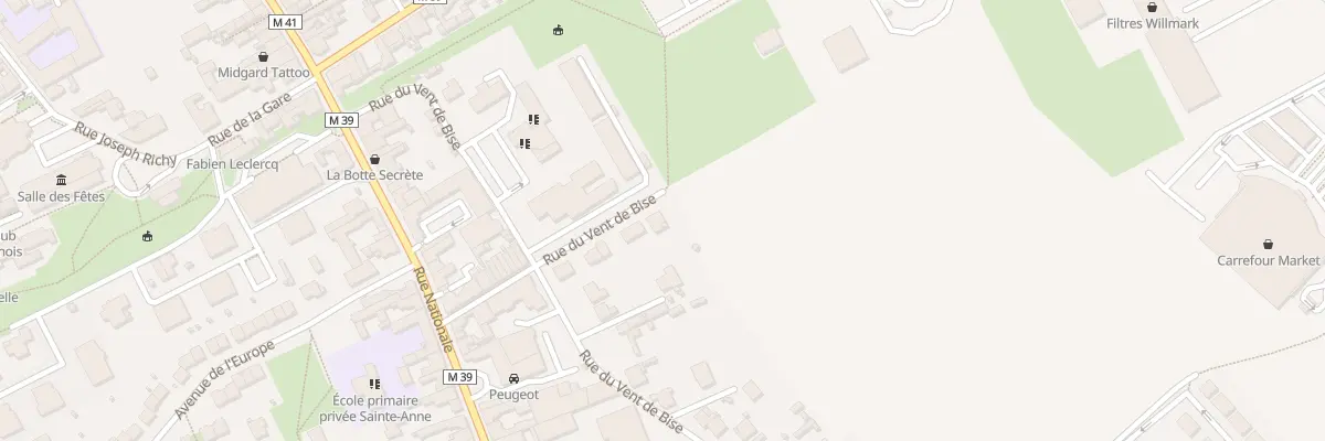 Plan du 203 Rue du Vent de Bise à Annœullin