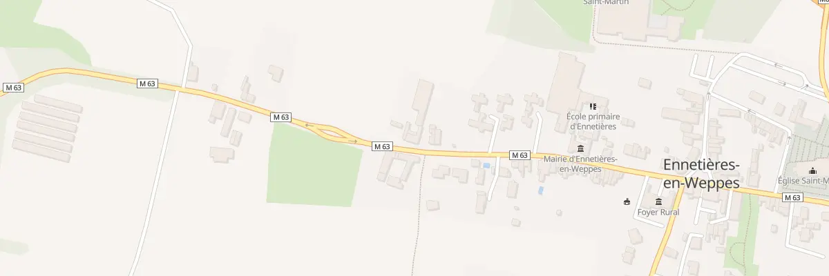 Plan du 46 Rue du Bourg à Ennetières-en-Weppes