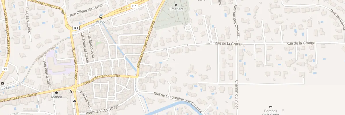 Plan du 11 Rue de la Grange à Bompas