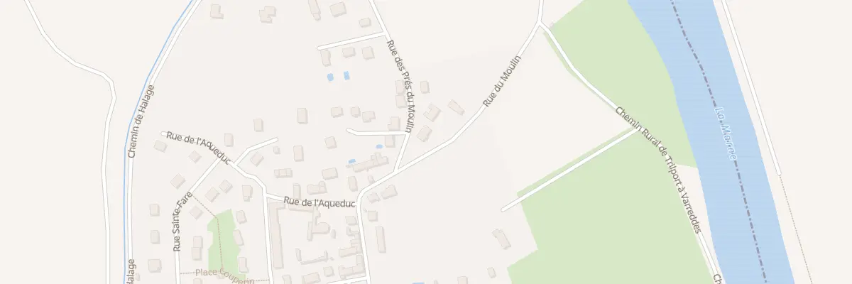 Plan du 2 Rue des Prés du Moulin à Poincy
