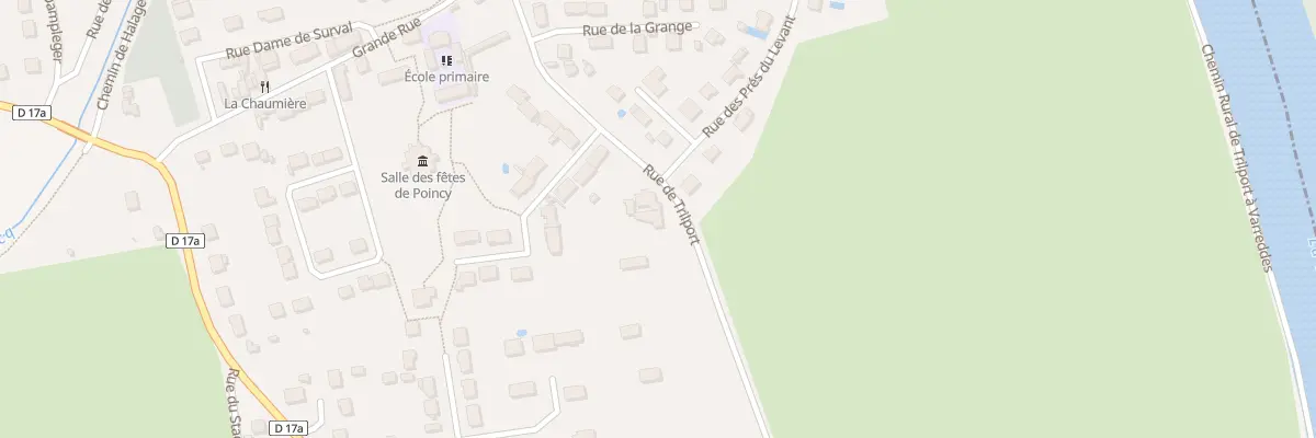 Plan du 16 Rue de Trilport à Poincy