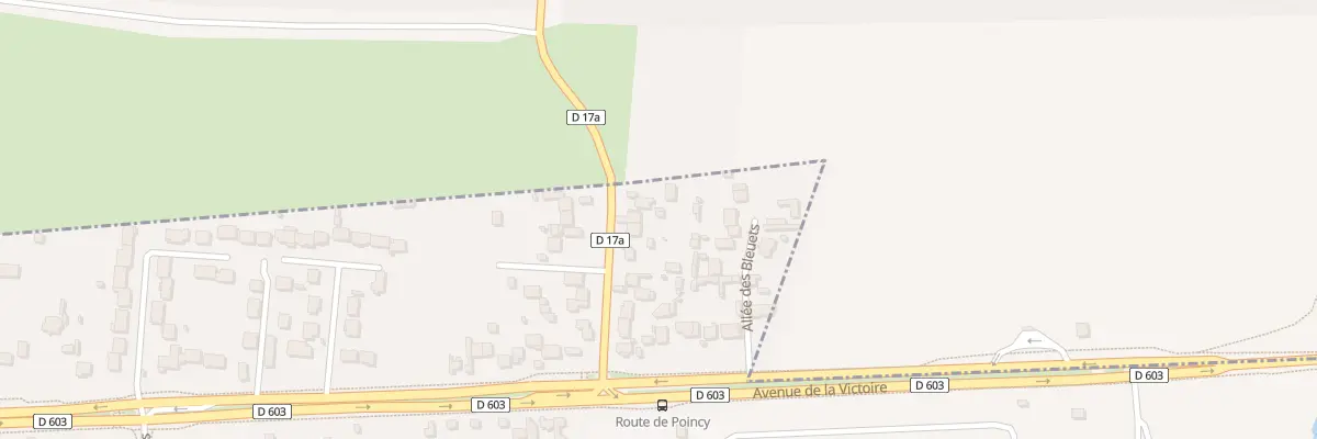 Plan du 18 Rte de Poincy à Meaux
