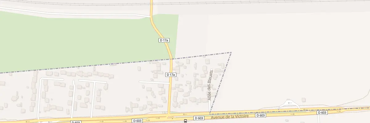 Plan du 22 Rte de Poincy à Meaux