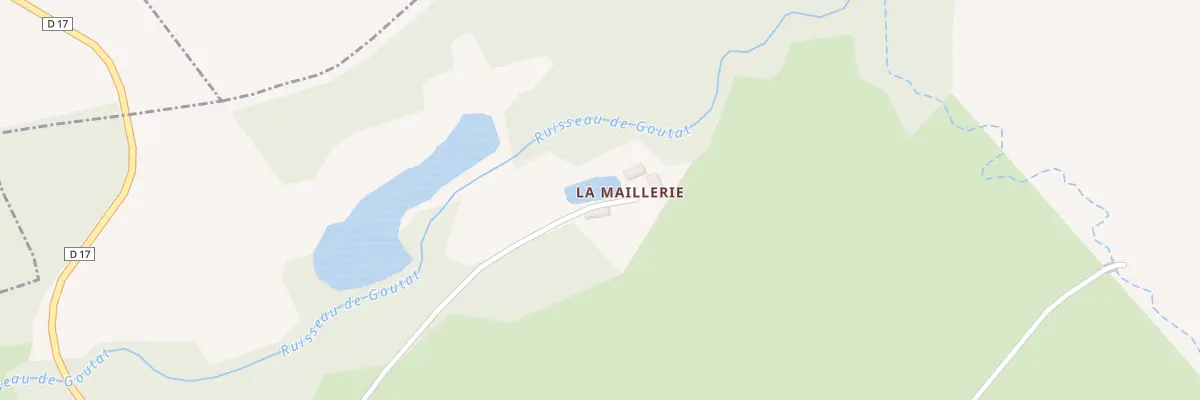 Plan du 5450 La Maillerie à Ygrande
