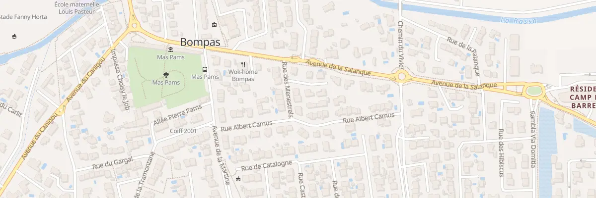 Plan du 6 Rue des Menestrels à Bompas