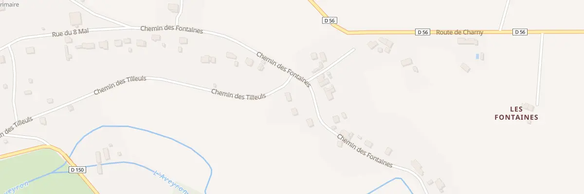 Plan du 50 Che des Fontaines à Saint-Maurice-sur-Aveyron