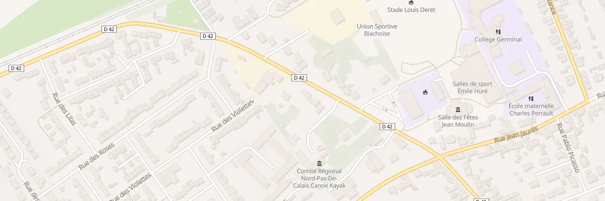 Plan du 6C Rue Gambetta à Biache-Saint-Vaast